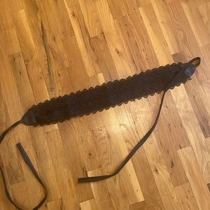 EUC faux leather and lace belt!